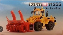 Kibri 11255 H0 - Zettelmeyer Shovel Geel met Schmidt Sneeuwruimer Rood