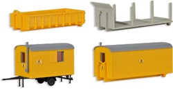 Kibri 15700 H0 - Rolcontainers 3stuks