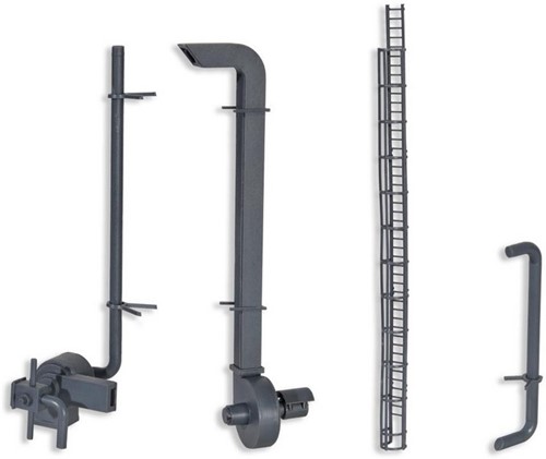 Kibri 38609 H0 - Ontluchtingsinstallatie Deko-Set