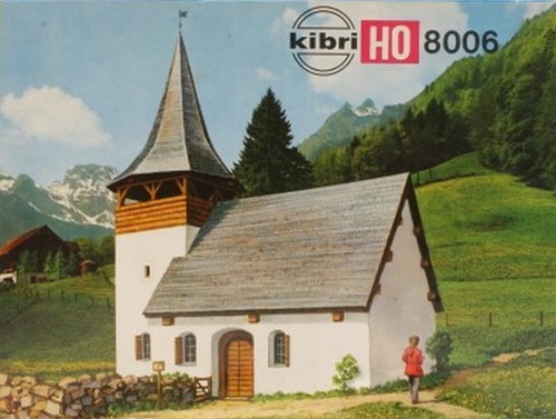 Kibri B-8006 H0 - Dorpskerk Sertig