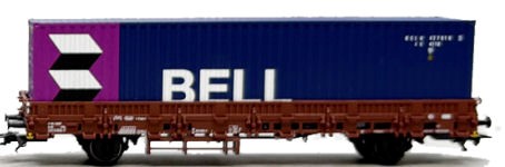 Märklin 46939 NS Kbs-Rungenwagenset mit BELL-Containern jetzt auf Lager!