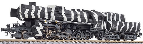 Liliput L131524 H0 - BR 52 Stoom Locomotief Winter Camouflage DRG