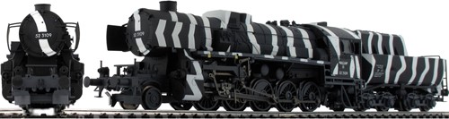 Liliput L131524 H0 - BR 52 Stoom Locomotief Winter Camouflage DRG-2