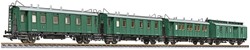 Liliput L330517 H0 - 4-delige Passagiersrijtuig-Set BBÖ Ep.II