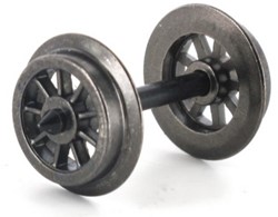 Liliput L939335 H0 - Spoked Wheel AC 24.7mm per stuk