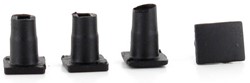 Liliput L939885 H0 - Buffers 4x Rechthoekig
