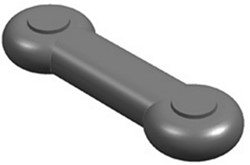 Liliput L949110 H0 - Coupling Iron for Bosna Coupling 5pcs/