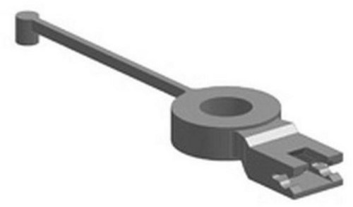 Liliput L949135 H0 - Coupling Drawbar NEM 4pcs/Bag