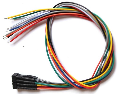 Lais DCC 860003 H0 - DCC NEM 652 8 Pins  met kabelharnas met DCC kleuren