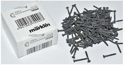Marklin 74990 H0 - Rail schroeven 200 stuks voor c-rail