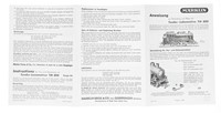 Marklin TM 800 Tender Locomotive br 80 - Replica booklet 1150-3