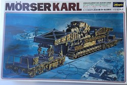 Hasegawa MB-032 - German 600mm Mörser Karl on Railway Carrier 1:72