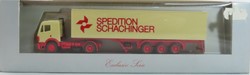 Herpa 2001000000005 H0 - Mercedes Benz Vrachtwagen met Trailer Spedition Schachinger Exclusive Series