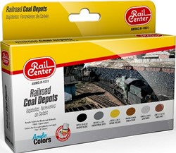 AMMO MIG-R-1031  - Rail Center - Railroad Coal Depots 15Ml 6 Jars