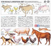 Tamiya MM128 - Livestock Set 1:35-3