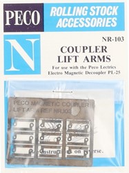 Peco NR-103 N - Ontkoppelaar Hefarmen (Set van 18)