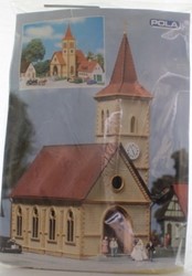 Pola 1030/527//500 H0 - Kerk en Dorpswoonhuis en Landelijk Huis (Poly Bag)