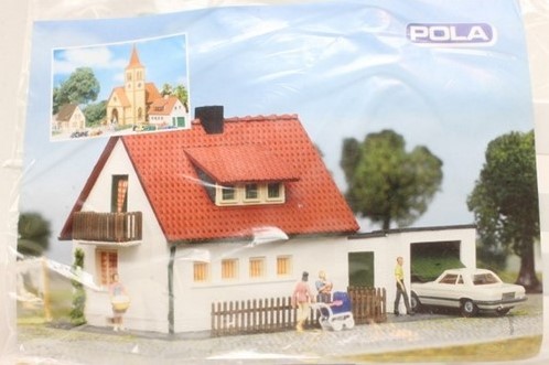 Pola 1030/527//500 H0 - Kerk en Dorpswoonhuis en Landelijk Huis (Poly Bag)-2