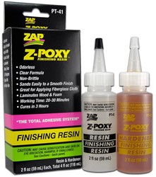 Zap A Gap PT41  - ZAP Z-POXY EPOXY RESIN 4OZ