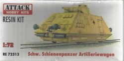 Attack Hobby Kits RE72313 - Schwerer Schienenpanzer Artilleriewagen 1:72