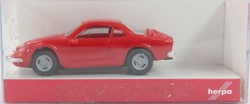 Herpa H0 - Renault Alpine Rood
