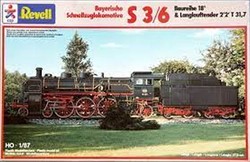 Revell 02168 H0 - Baureihe 18.5 und Langlauftender 2'2' T 31.7 Bayerische Schnellzuglokomotive S3/6