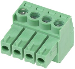 Roco 96807  - Steckerklemme RM3,5 4-pol.grün