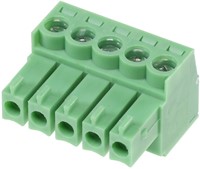 Roco 96808  - Steckerklemme RM3!5 5-pol.gruen