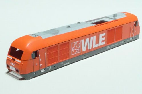 Fleischmann 10726006 LOKGEHAEUSE KPL. F. 726006 BR 223 rot ´WLE´