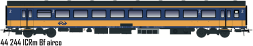 LS Models 44244 H0 - ICRm Bf 2e klasse Airco NS