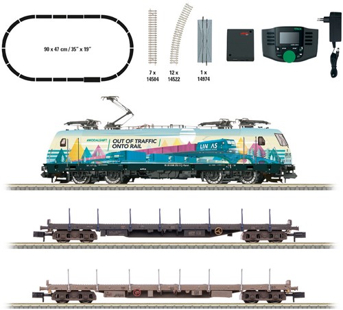Minitrix 11165 N - Digitale Startset Goederentrein