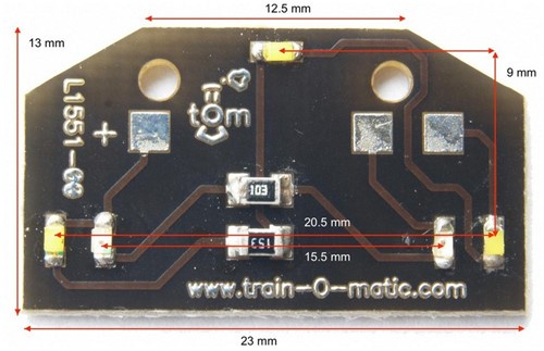 Train-O-Matic 02070202  - Shine LT2 Locomotiefverlichting warm Wit/Rood (57)-2
