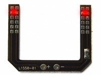 Train-O-Matic 02070101  - Shine FDT 01 Achterlichten (lange U-vorm) Rood (57)