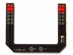 Train-O-Matic 02070101  - Shine FDT 01 Achterlichten (lange U-vorm) Rood (57)