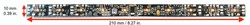 tOm 02070317  - Shine Plus Midi Digi Warm White Digitaal DCC decoder LED 10 Lengte 210 mm Breedte 11 mm (59)