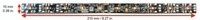 Train-O-Matic 02070318  - Shine Plus Midi Digi Cool White Digitaal DCC decoder LED 10 Lengte 210 mm Breedte 11 mm (59)