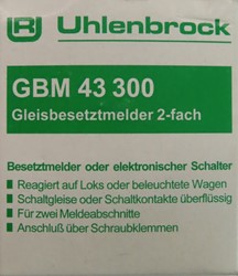 Uhlenbrock GBM43300  - 2-voudige Bezetmelder