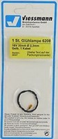 Viessmann 6208 - Gloeilamp 16V 30Ma 2.3mm Geel 1kabel 1stuks