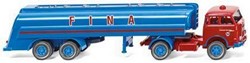 Wiking 0882 48 H0 - MAN Vrachtwagen met Tanktrailer Fina