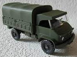 Wiking 695 02 25 H0 - Unimog 404S Bundeswehr Legergroen