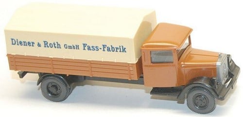 Wiking 842 03 24 H0 - Mercedes Benz L 2500 Bruin Diener & Roth