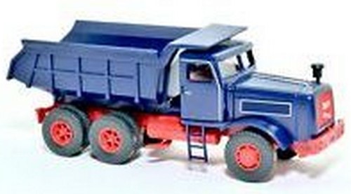 Wiking 866 38 33 H0 - Kaelbie Kiepwagen Donker Blauw