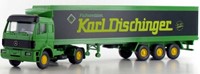 Wiking 984 H0 - Mercedes Benz Vrachtwagen met Trailer Karl Dischinger